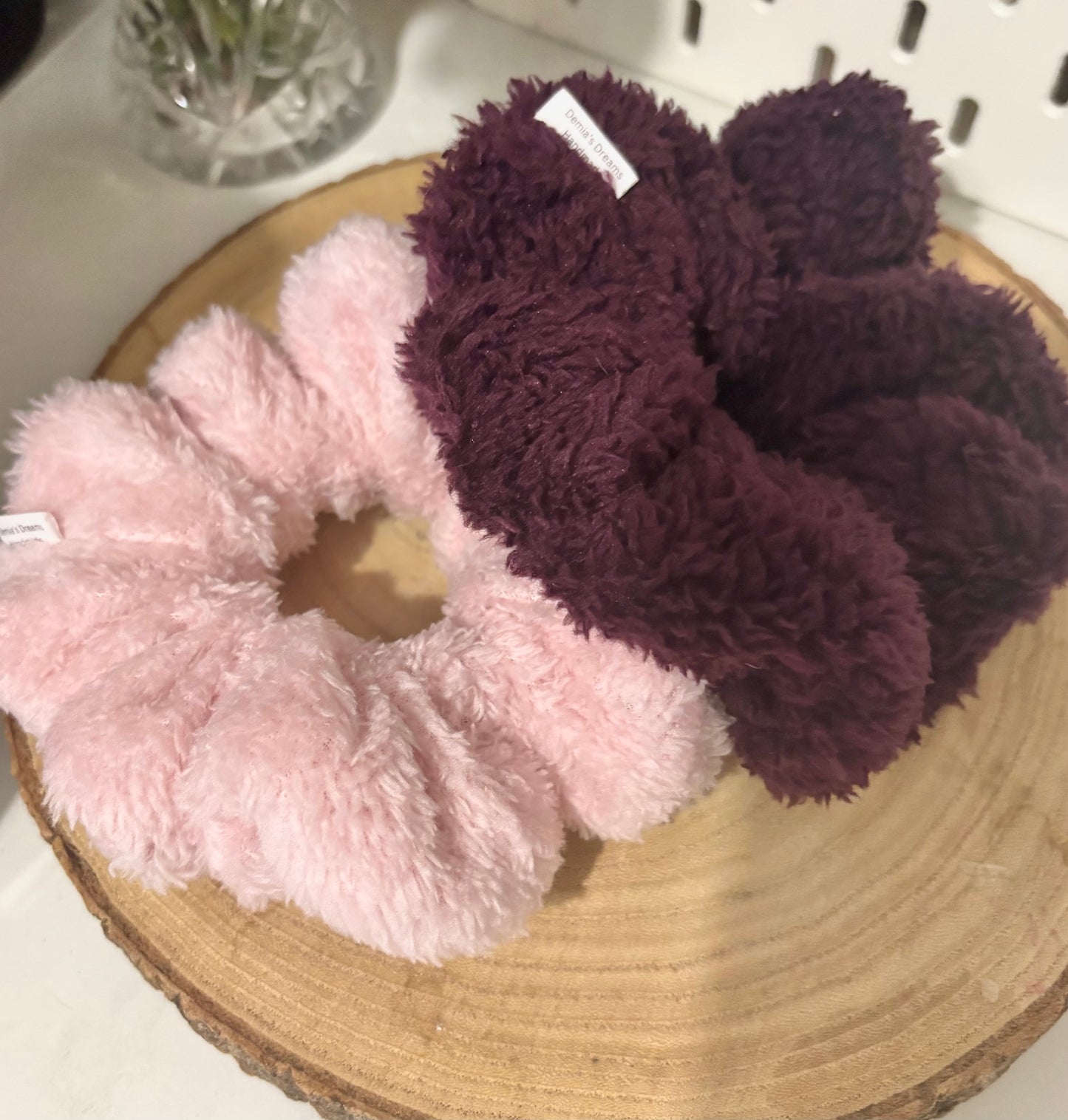 Candy large teddy scrunchie