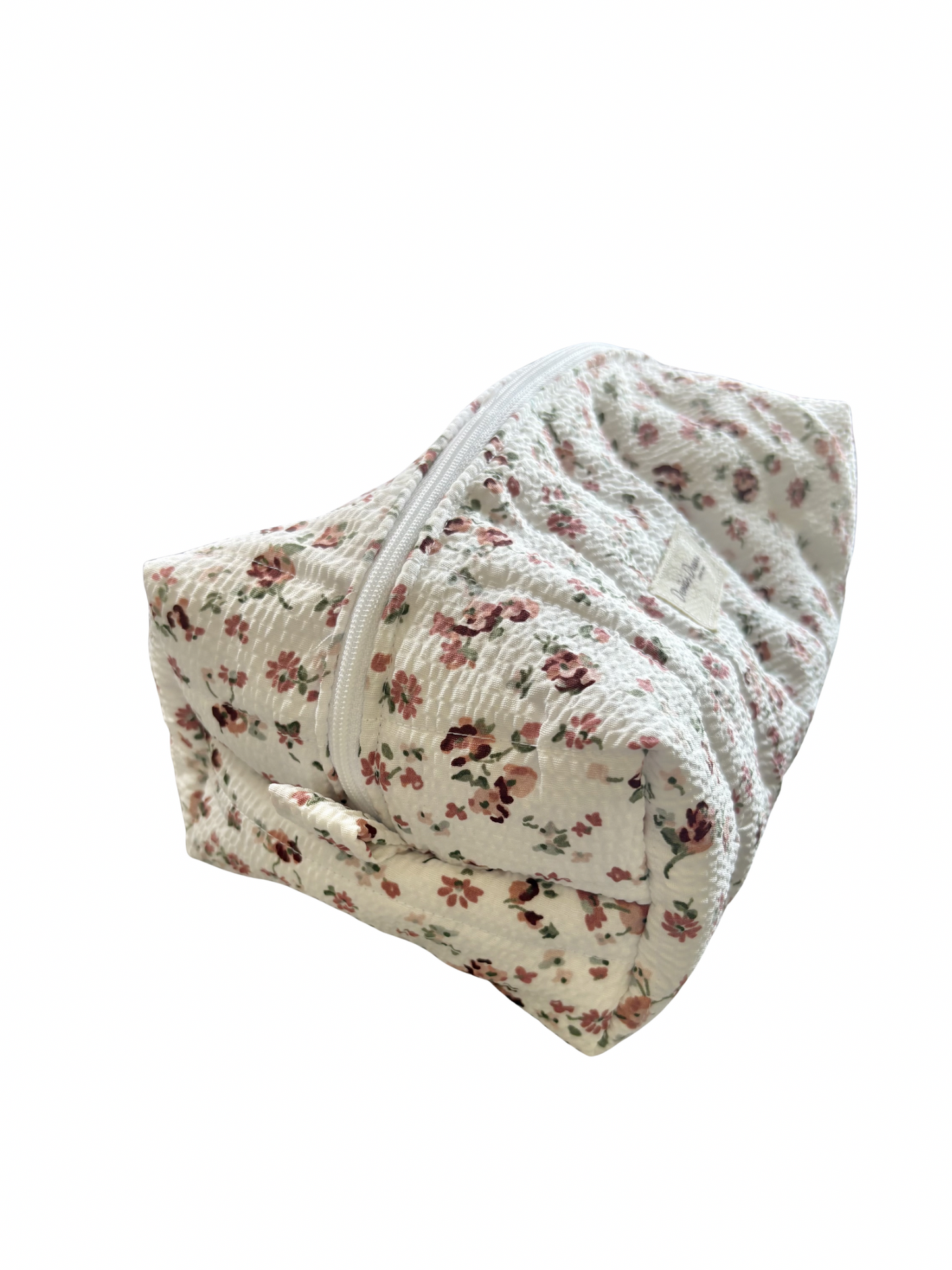 Ditsy large boxy make up bag