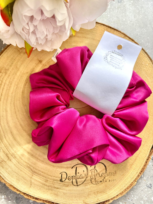 Fuchsia satin/polyester