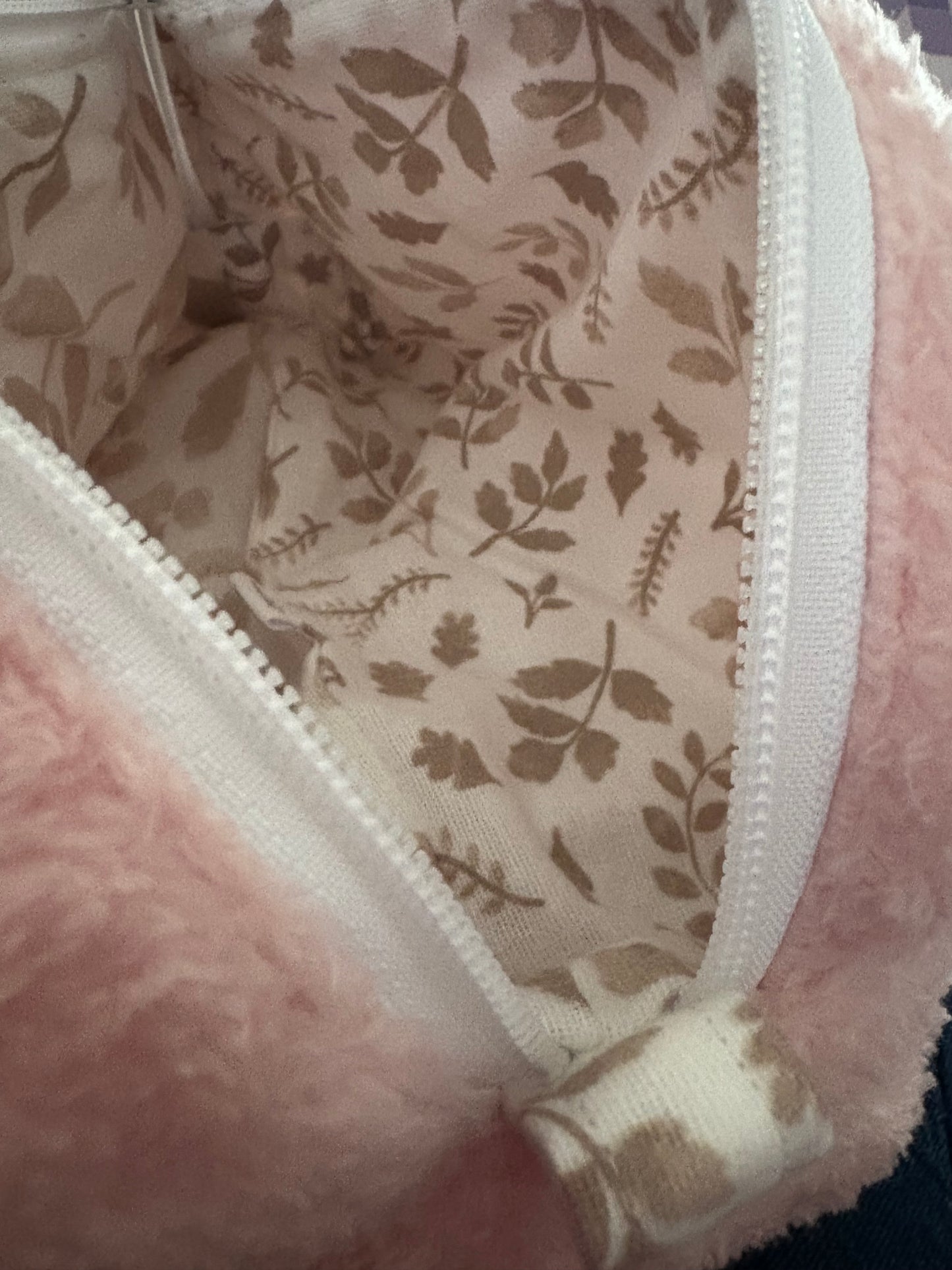 Candy - Large Teddy bear/ fluffy make up bag / toiletry bag