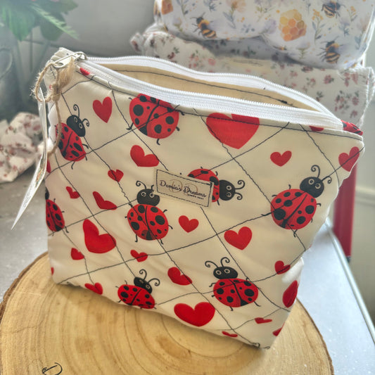 Lady bug toiletry bag