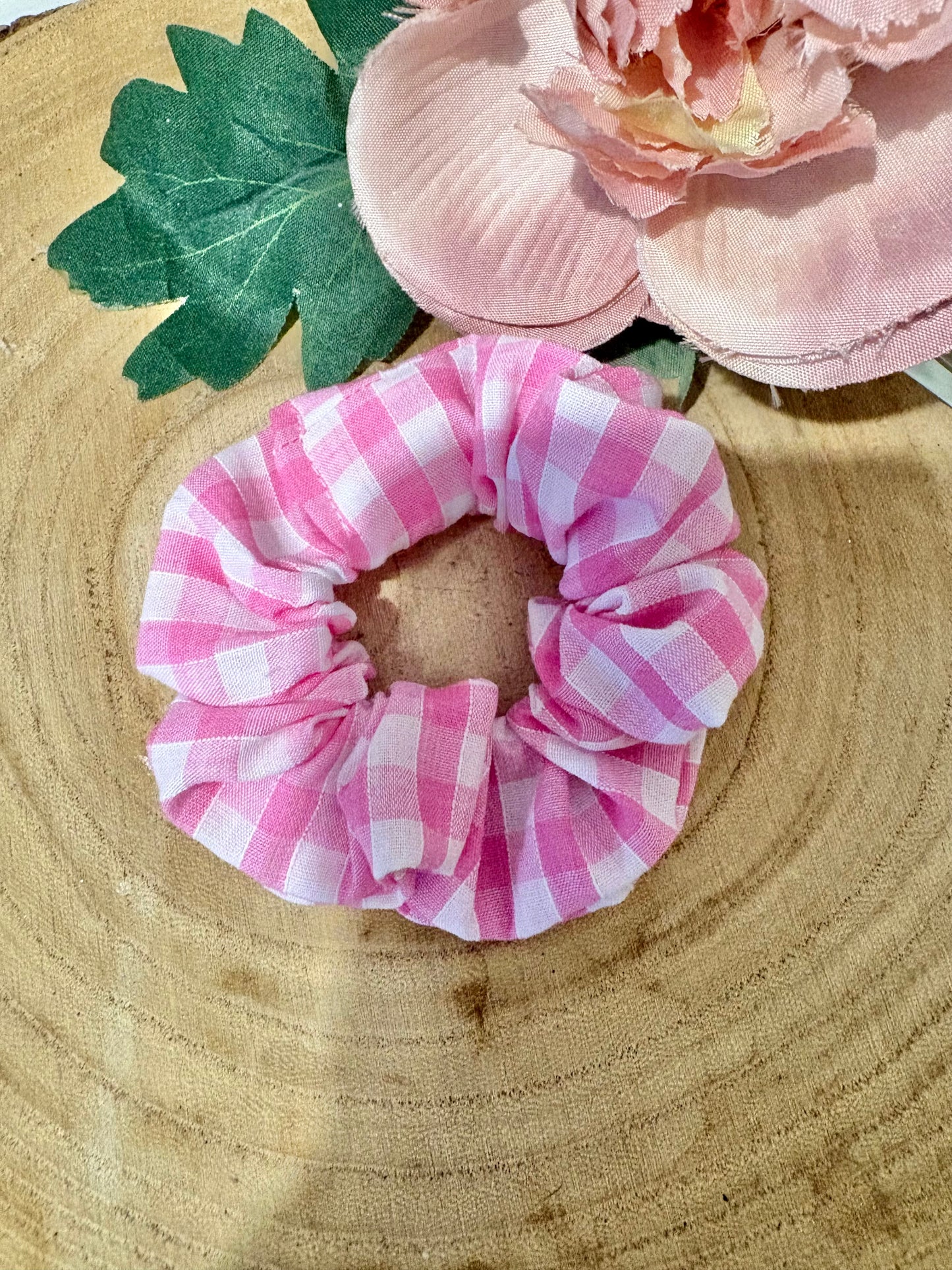 Pink mini checked