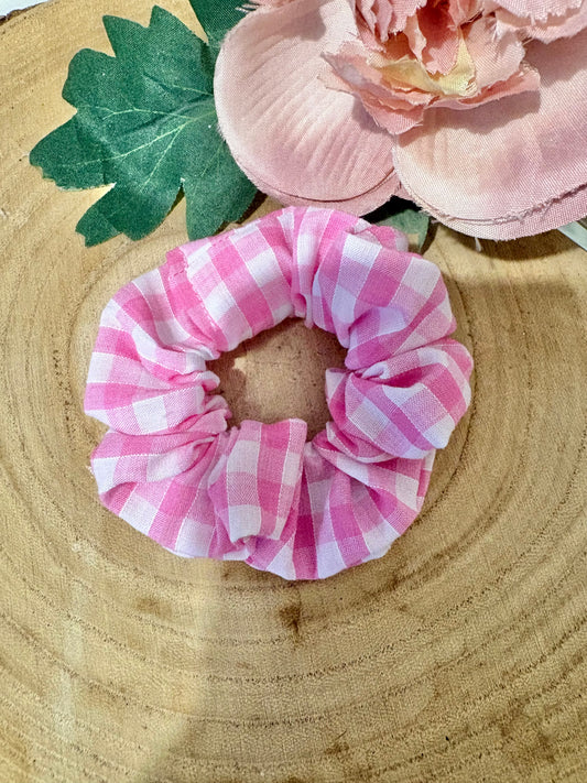 Pink mini checked