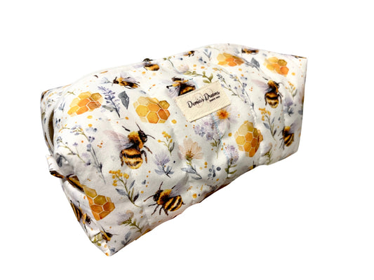 Bumble bee 🐝 large boxy make up bag