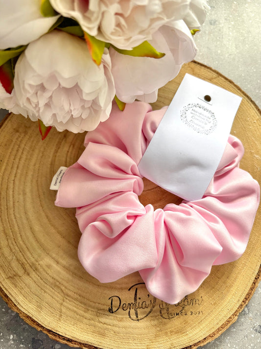 Baby pink satin/polyester
